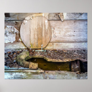 Outhouse - Badezimmer Dekoration "Achten Sie darau