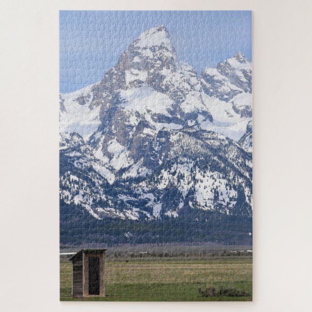 Outhouse in den Tetons - Felsgebirge - 20x30 (Vertikal)
