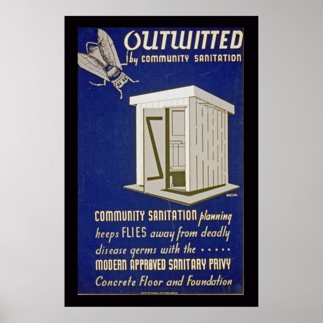 Outhouse überlistet poster (Vorne)