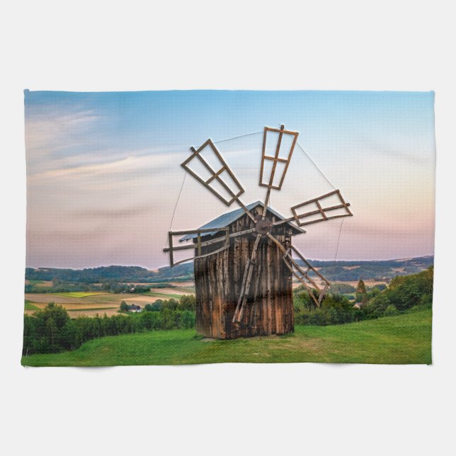 Outhouse Windmill Geschirrtuch (Horizontal)