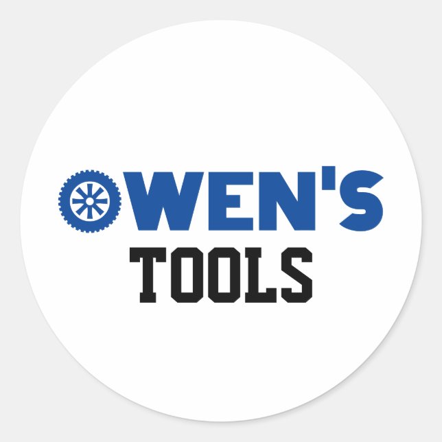Outil Owen's Tools Classic Round Sticker (Devant)