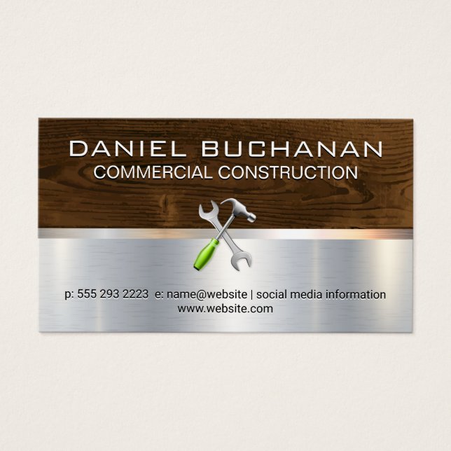 Outils de construction Matériel Métal Bois (Devant)