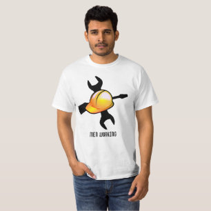 Outils hommes travaillant T-shirt