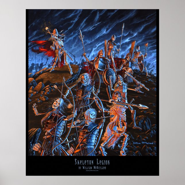 Outland Arts Skeleton Legion 16x20 POSTER (Devant)