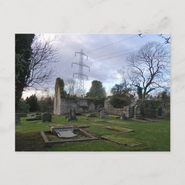 Outlander’s Black Kirk: Film Location Church Ruins Postkarte (Vorderseite)