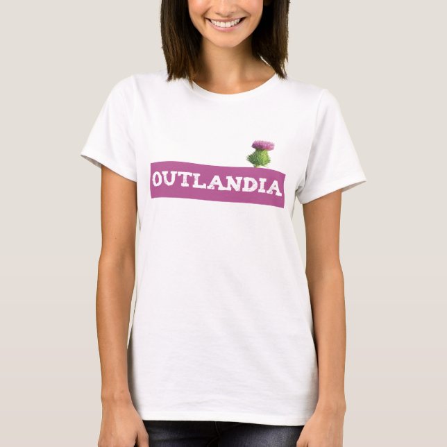 Outlandia Distel T-Shirt (Vorderseite)