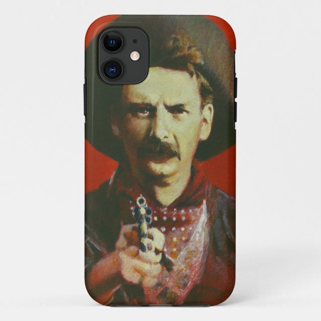 Outlaw Cowboy iPhone 5 Case-Mate Barely Dort Hülle (Rückseite)
