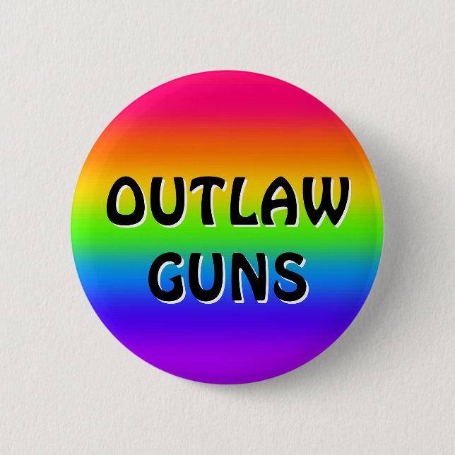 OUTLAW GUNS (Ändern Sie die Wörter) Button (Vorderseite)