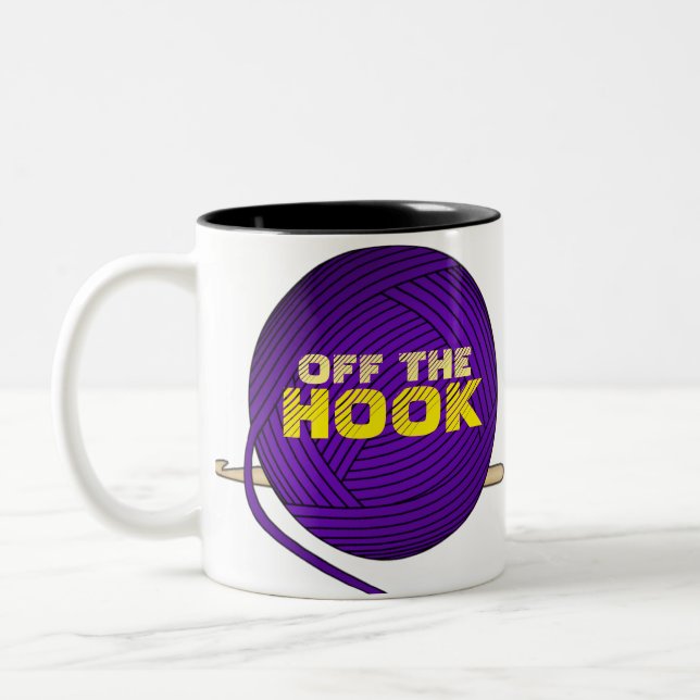Outre de la tasse de fil de crochet de crochet (Gauche)