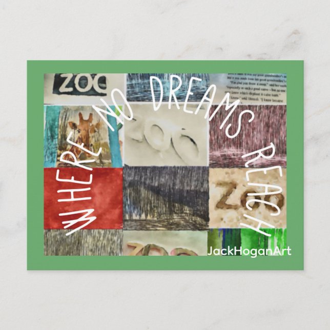 Outsider-Artist Postkarte (Vorderseite)