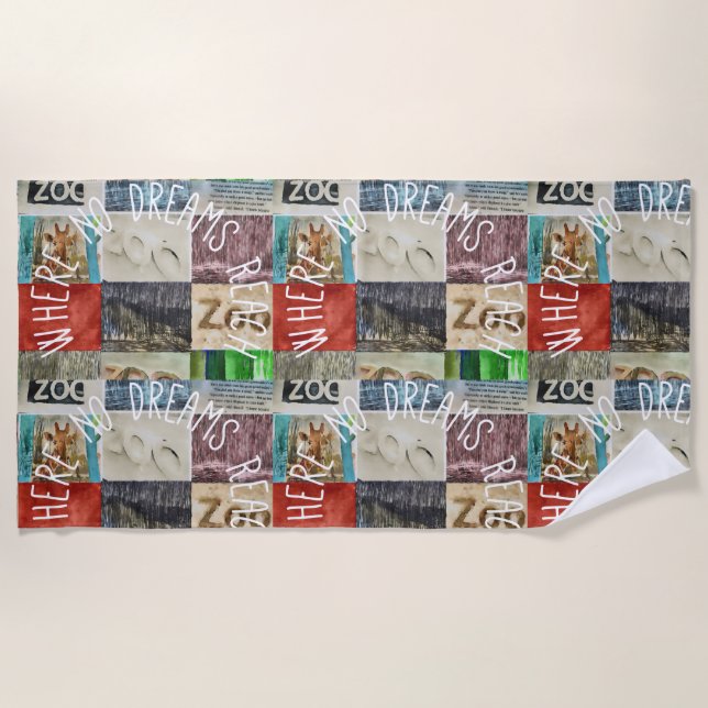 Outsider Artist  Strandtuch (Vorderseite)