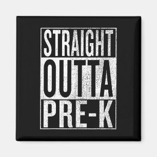 Outta Pre-k Abschluss Funny Pre Kindergarten Grad Magnet