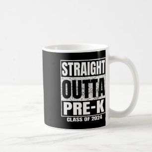 Outta Pre-k School CL of 2024 Funny Abschluss Kaffeetasse