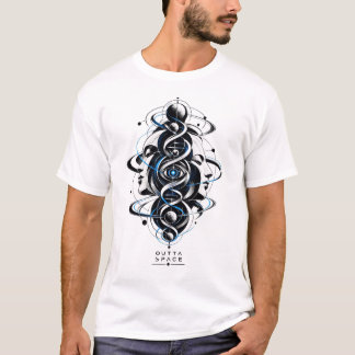 OUTTA SPACE — Kosmische Maskenfusion — MATERIA T-Shirt