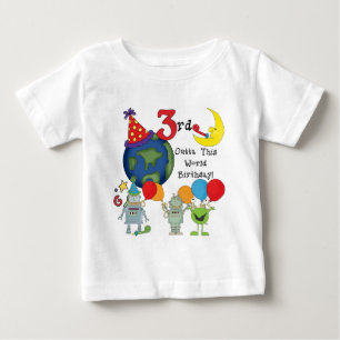 Outta This World 3rd Birthday T-shirts et cadeaux
