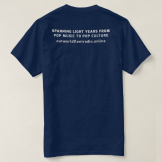 OutWorld Fleet Radio Logo und Slogline T-Shirt