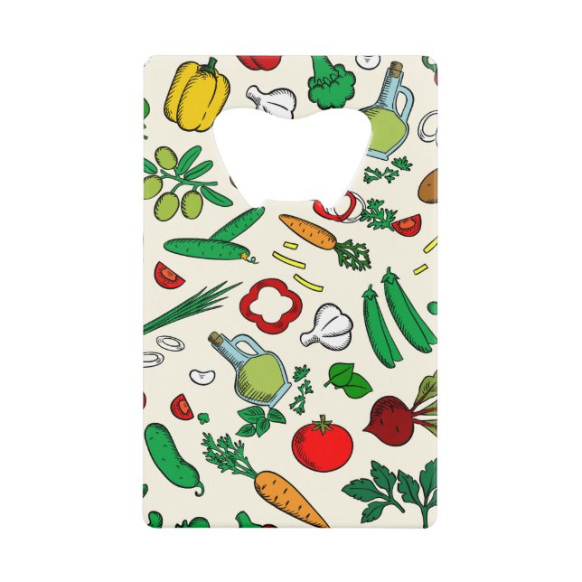 Ouverture de bouteille de carte de crédit multicol (Devant)