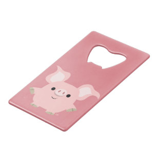 Ouverture de bouteille de cochon de dessin mignonn