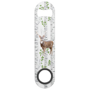 Ouverture de bouteille Deer Doe Buck Forest Woodla