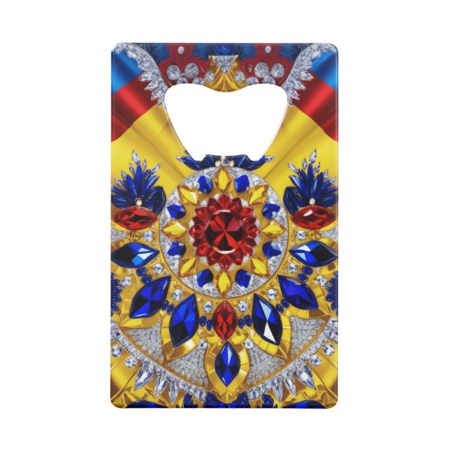 Ouverture de bouteille en acier avec couleurs roum (Devant)