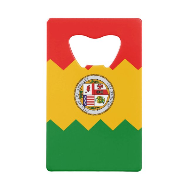 Ouverture de bouteille en acier avec drapeau de Lo (Devant)