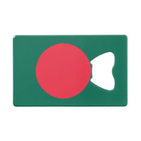 Ouverture de bouteille en acier avec drapeau du Ba