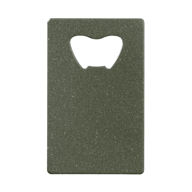 Ouverture de bouteille verte de mousse mouchetée ( (Devant)