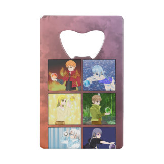 Ouverture de la bouteille de la carte Anime Elemen