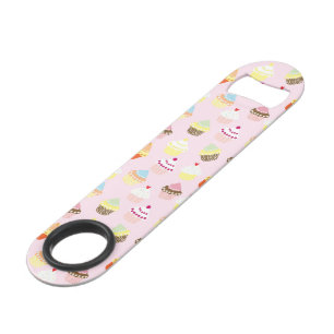 Ouverture de la bouteille de la fête de Cupcake