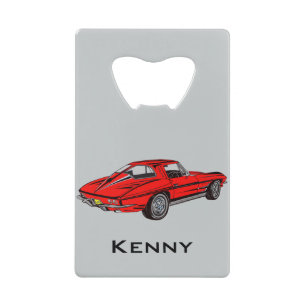 Ouvrage classique en corvette rouge