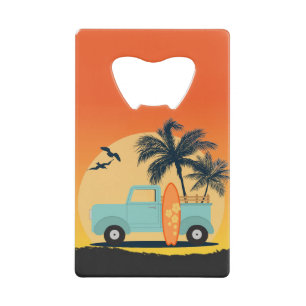 Ouvrage de bouteille de la carte de crédit surf Re