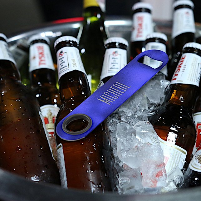 Ouvrage de bouteille de vitesse à huile bleue pers (Créateur téléchargé)