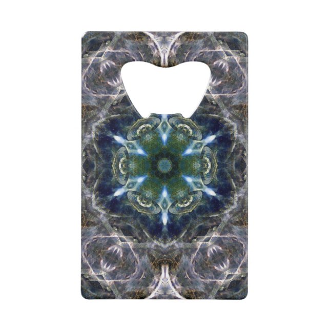 Ouvrage de bouteille folk Mandala Porte - clé (Devant)