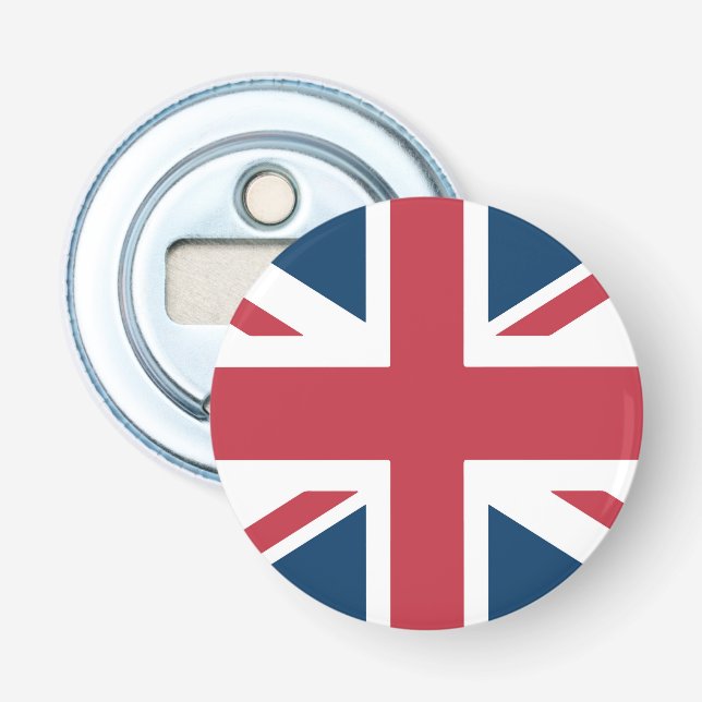 Ouvre-bouteille avec drapeau britannique Union Jac (Devant)