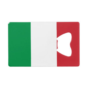 Ouvre-bouteille carte de crédit Drapeau de l'Itali