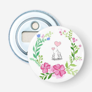 Ouvre-bouteille éléphant à bouton