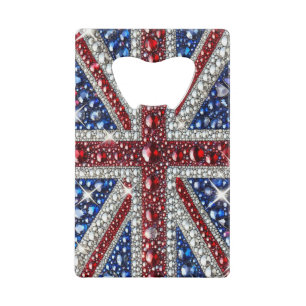 Ouvre-bouteille en acier aux couleurs britanniques
