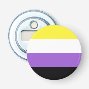 Ouvre-bouteille LGBT drapeau non binaire