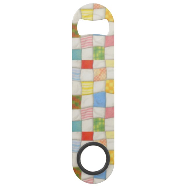 Ouvre-bouteille rapide en patchwork fou (Devant)