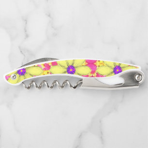 Ouvre-bouteille Tire-bouchon Floral
