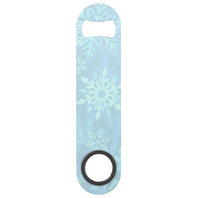 Ouvreur de bouteille de flocons de neige de Noël (Dos)