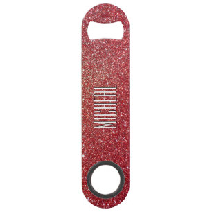 Ouvreur de bouteille rouge fait sur commande de