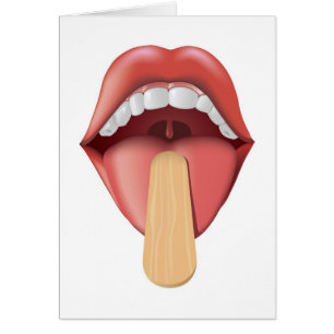 Ouvrez la bouche avec la spatule