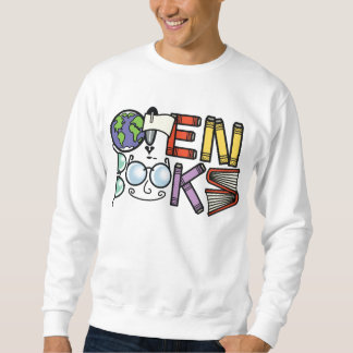 Ouvrez le sweatshirt de livres