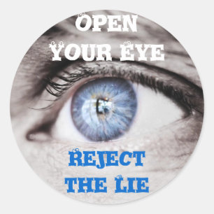 Ouvrez les autocollants de vos yeux