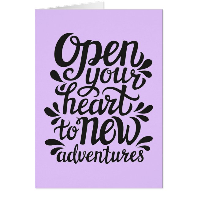 Ouvrez votre coeur à de nouvelles aventures (Devant)