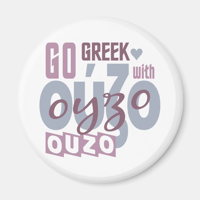 Ouzo-Magnet Magnet (Vorne)