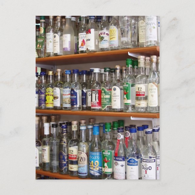 Ouzo Postcard Postkarte (Vorderseite)
