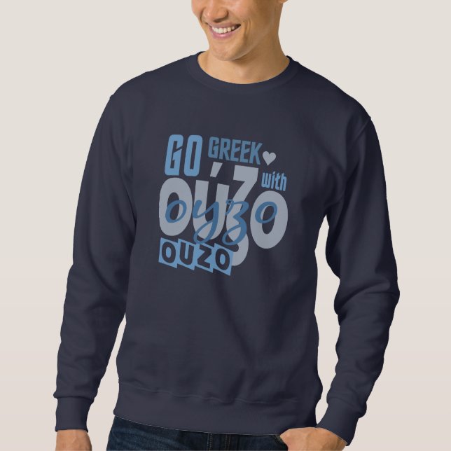 OUZO Shirt - wählen Sie Stil & Farbe (Vorderseite)