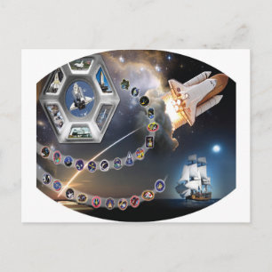 OV 105 Endeavour Postkarte